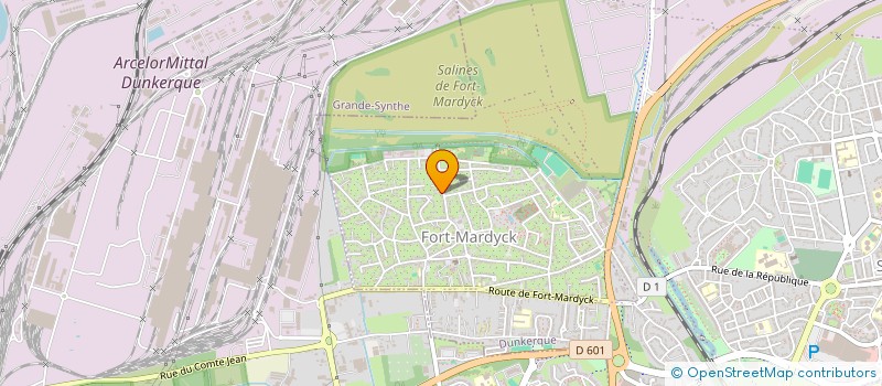 localisation de l'entreprise MADAME JESSICA MARSILLE à DUNKERQUE
