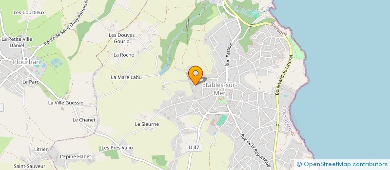 localisation de l'entreprise MADAME JESSICA MARTIN à BINIC-ETABLES-SUR-MER