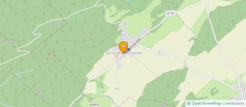 localisation de l'entreprise MADAME JESSICA MARTINET  SERRE-LES-MOULIERES