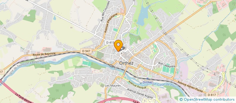 localisation de l'entreprise MADAME JESSICA MARY  ORTHEZ