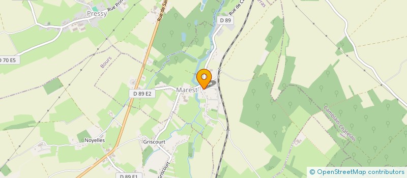 localisation de l'entreprise MADAME JESSICA MASSON  MAREST