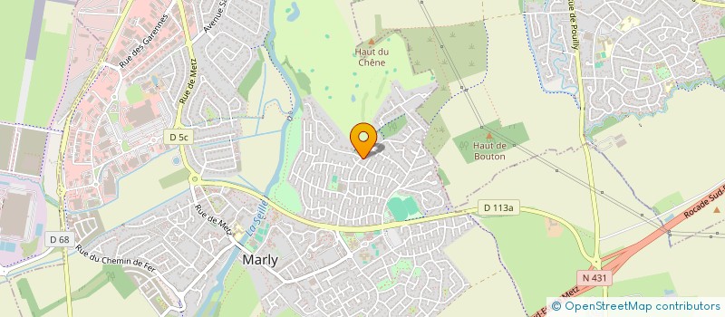 localisation de l'entreprise MADAME JESSICA MATHIEU à MARLY