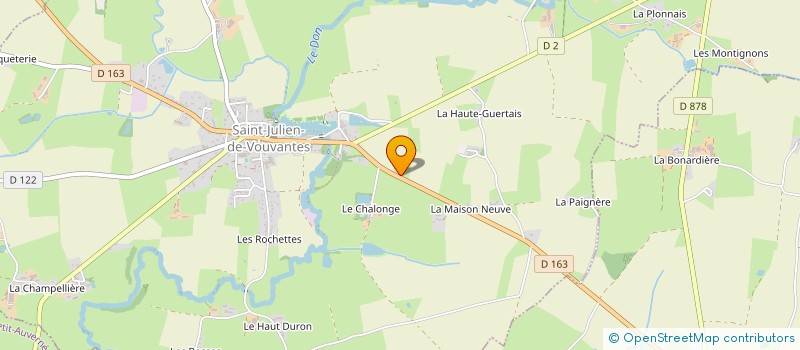 localisation de l'entreprise MADAME JESSICA MAUREILLE  SAINT-JULIEN-DE-VOUVANTES