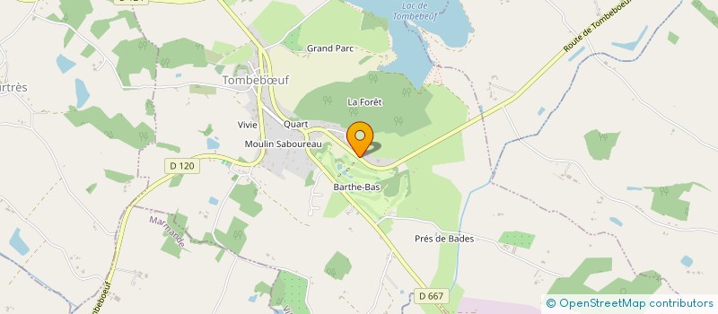 localisation de l'entreprise MADAME JESSICA MENDEZ  TOMBEBUF