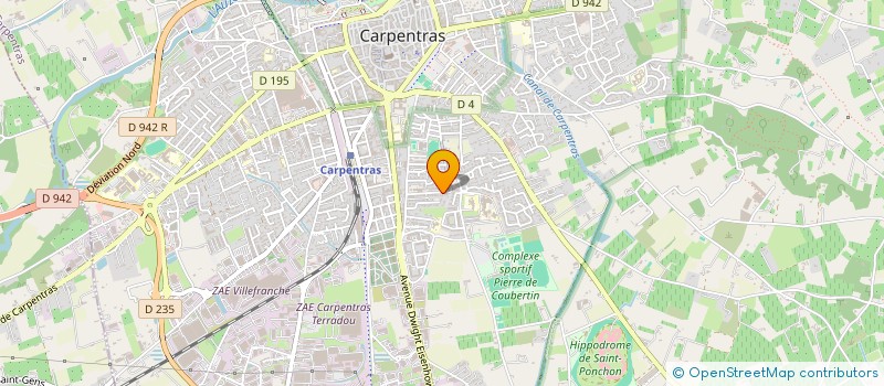 localisation de l'entreprise MADAME JESSICA MENEGHELLI  CARPENTRAS