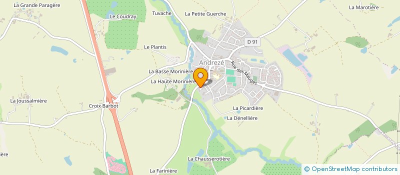localisation de l'entreprise MADAME JESSICA MERCIER à BEAUPREAU-EN-MAUGES