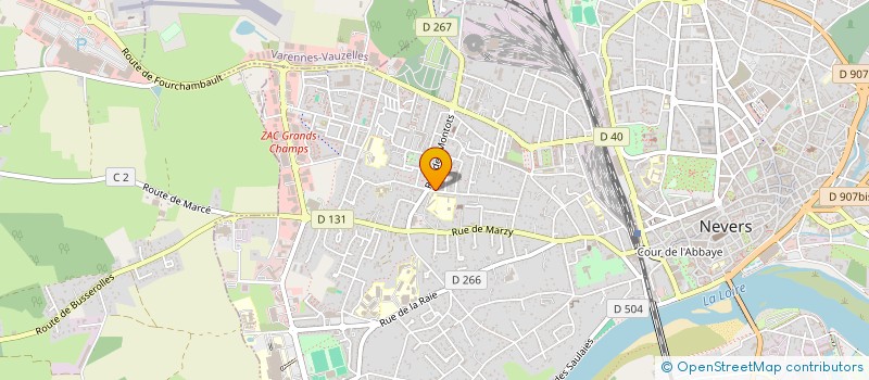 localisation de l'entreprise MADAME JESSICA MESSAI à NEVERS