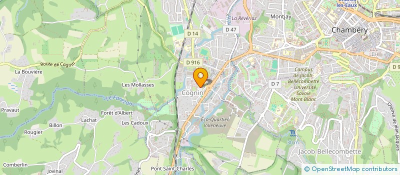 localisation de l'entreprise MADAME JESSICA MESSELEF à COGNIN