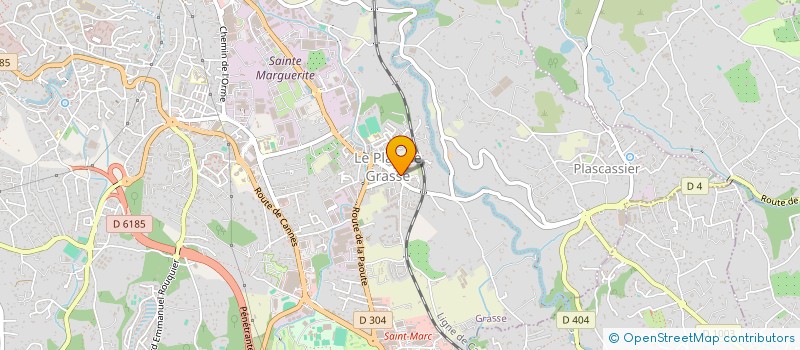 localisation de l'entreprise MADAME JESSICA MEYNIER  GRASSE