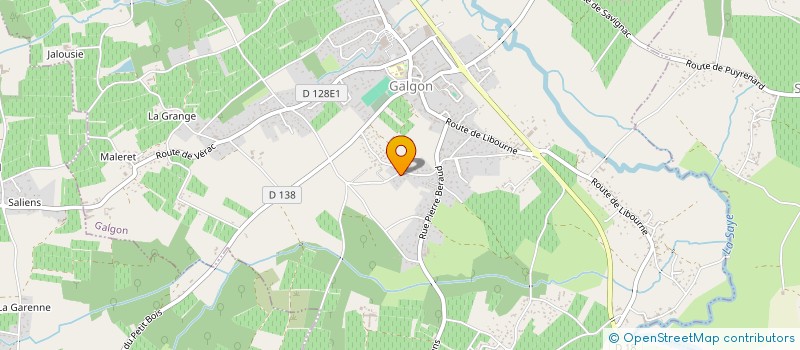 localisation de l'entreprise MADAME JESSICA MICHEL  GALGON