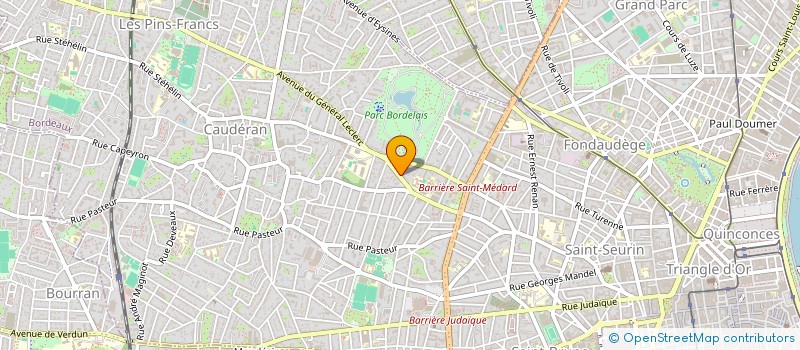 localisation de l'entreprise MADAME JESSICA MIGNARD  BORDEAUX