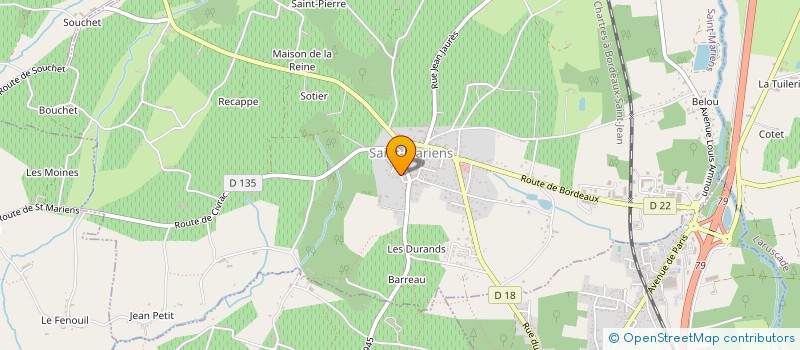 localisation de l'entreprise MADAME JESSICA MISSON  SAINT-MARIENS