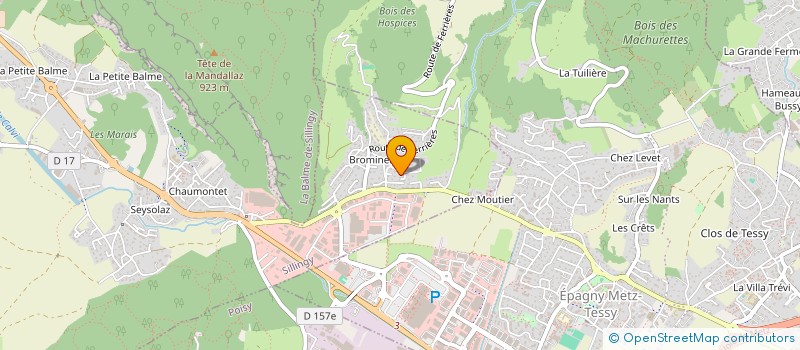 localisation de l'entreprise MADAME JESSICA MONIZ  SILLINGY