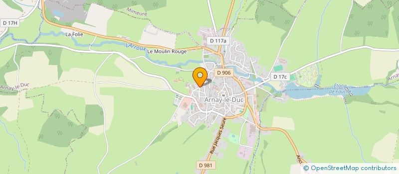 localisation de l'entreprise MADAME JESSICA MONTAGNON  ARNAY-LE-DUC