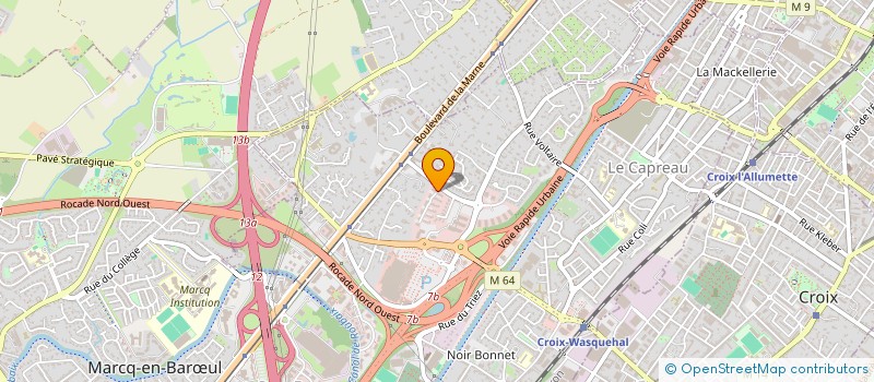 localisation de l'entreprise MADAME JESSICA MOREAU  WASQUEHAL