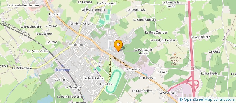 localisation de l'entreprise MADAME JESSICA MOREAU  ECOMMOY