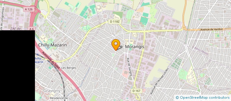 localisation de l'entreprise MADAME JESSICA MORLOT  MORANGIS