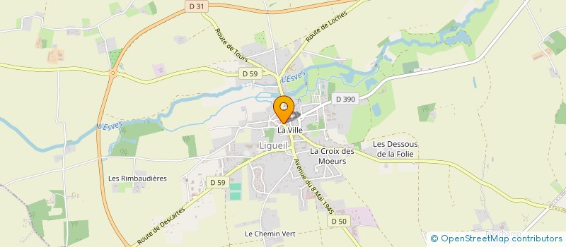 localisation de l'entreprise MADAME JESSICA MORTUREUX  LIGUEIL