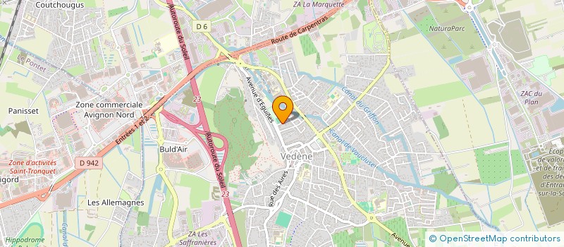 localisation de l'entreprise MADAME JESSICA MOSCATO à VEDENE