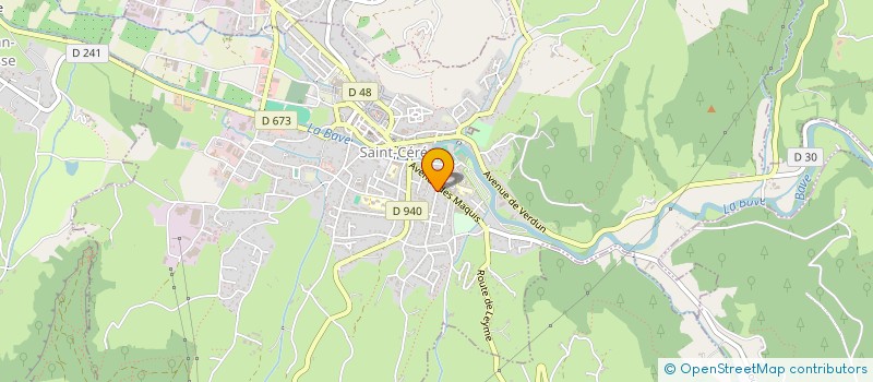 localisation de l'entreprise MADAME JESSICA MOULAINE  SAINT-CERE