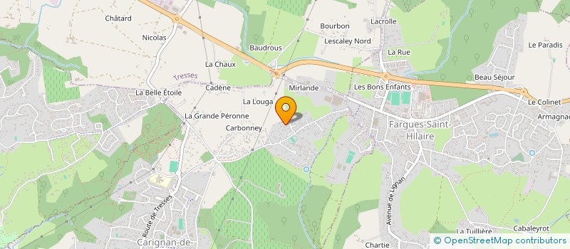 localisation de l'entreprise MADAME JESSICA MOULINS  CARIGNAN-DE-BORDEAUX