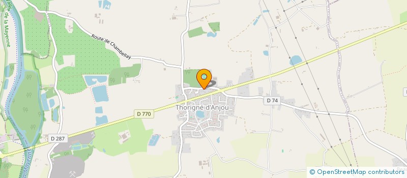 localisation de l'entreprise MADAME JESSICA MULLON  THORIGNE-D'ANJOU