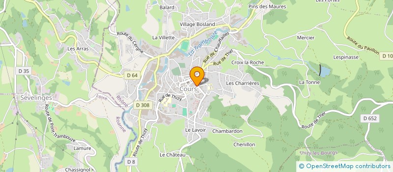 localisation de l'entreprise MADAME JESSICA MURARD  COURS