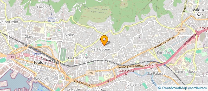 localisation de l'entreprise MADAME JESSICA MURCIA  TOULON