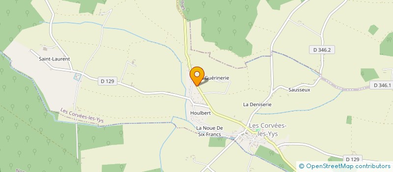 localisation de l'entreprise MADAME JESSICA NADREAU à LES CORVEES-LES-YYS