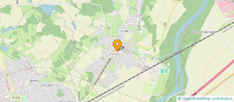 localisation de l'entreprise MADAME JESSICA NANDRY  VILLIEU-LOYES-MOLLON