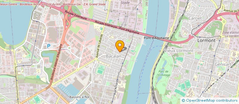 localisation de l'entreprise MADAME JESSICA NATIVEL  BORDEAUX