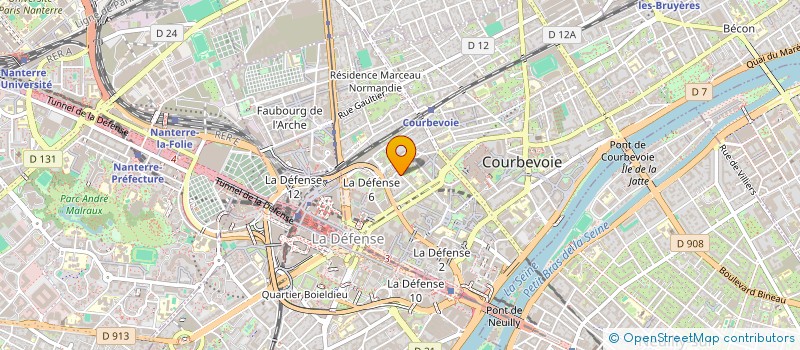 localisation de l'entreprise MADAME JESSICA NITIGA à COURBEVOIE