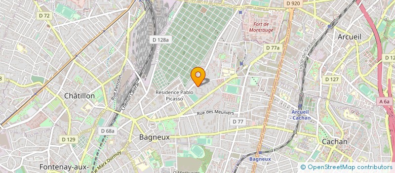 localisation de l'entreprise MADAME JESSICA NOEL à BAGNEUX