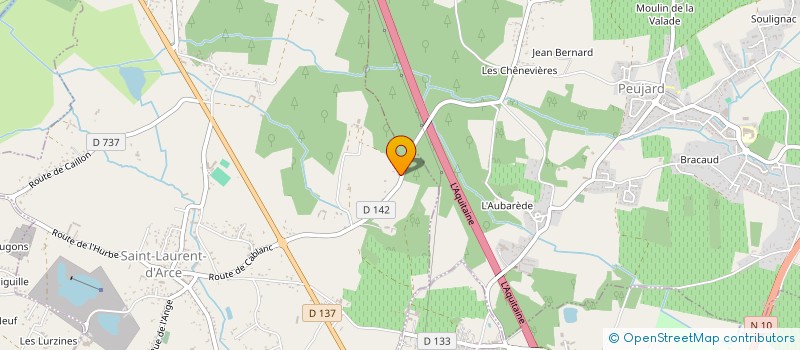 localisation de l'entreprise MADAME JESSICA NORTH  SAINT-LAURENT-D'ARCE