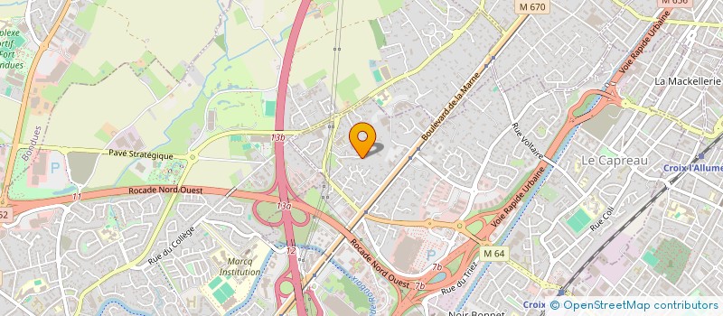 localisation de l'entreprise MADAME JESSICA NOTEBOOM  WASQUEHAL