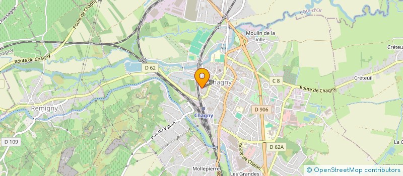 localisation de l'entreprise MADAME JESSICA NOUILLOT  CHAGNY