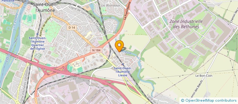 localisation de l'entreprise MADAME JESSICA NOVAKOVIC à SAINT-OUEN-L'AUMONE