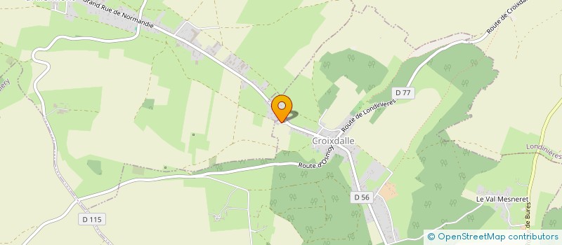 localisation de l'entreprise MADAME JESSICA OGEZ  CROIXDALLE