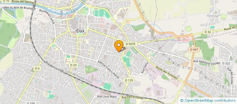 localisation de l'entreprise MADAME JESSICA OGUNTIMI  DAX