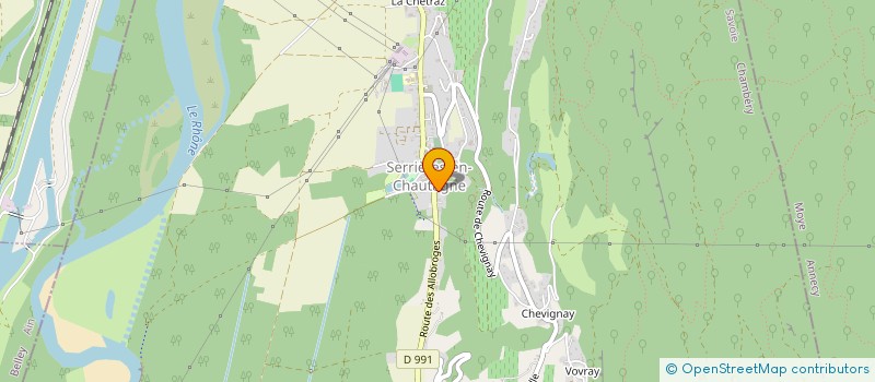 localisation de l'entreprise MADAME JESSICA OOGHE  SERRIERES-EN-CHAUTAGNE