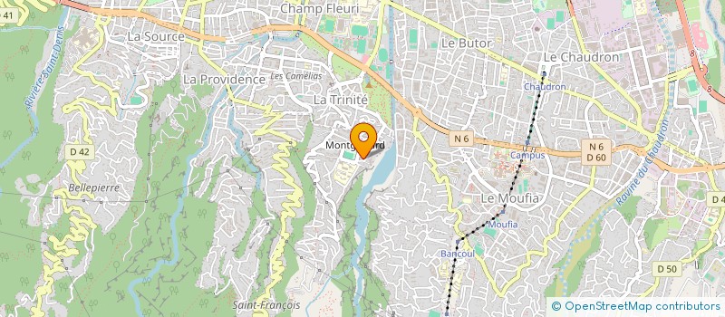 localisation de l'entreprise MADAME JESSICA OPOULA  SAINT-DENIS