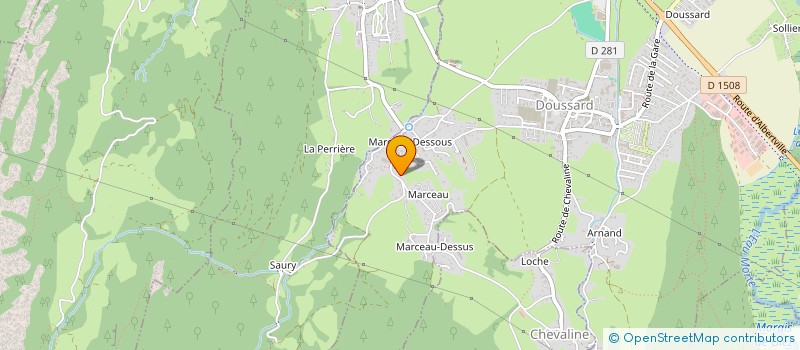 localisation de l'entreprise MADAME JESSICA ORMSTON  DOUSSARD