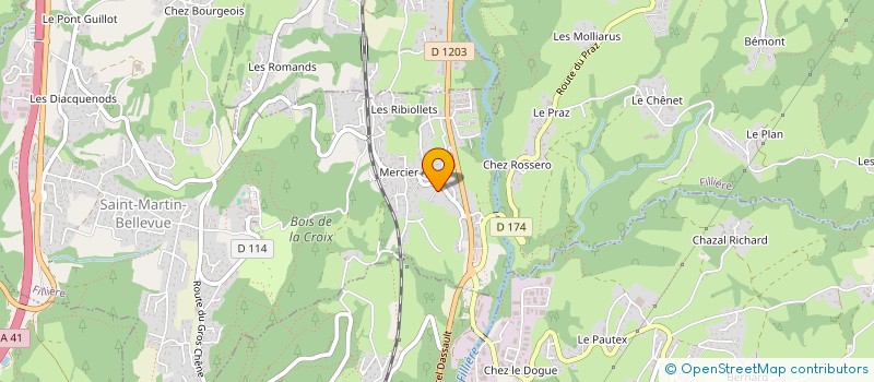 localisation de l'entreprise MADAME JESSICA OUDIN  FILLIERE