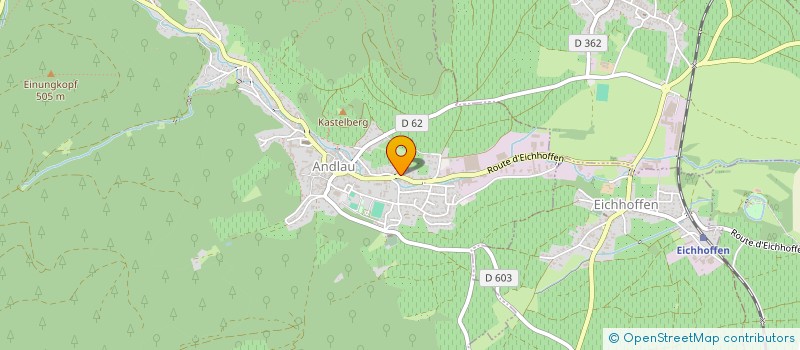 localisation de l'entreprise MADAME JESSICA OUELLET  ANDLAU