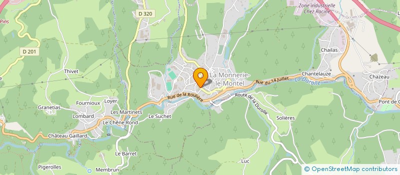 localisation de l'entreprise MADAME JESSICA OULION  CELLES-SUR-DUROLLE