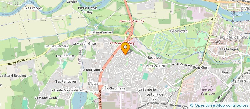 localisation de l'entreprise MADAME JESSICA OVALLE  JOUE-LES-TOURS