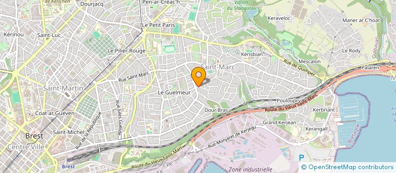 localisation de l'entreprise MADAME JESSICA PAILLIER à BREST