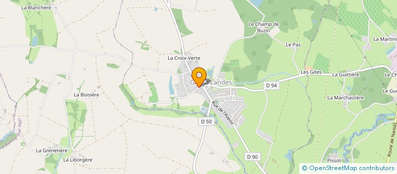 localisation de l'entreprise MADAME JESSICA PAJOT  GRAND'LANDES