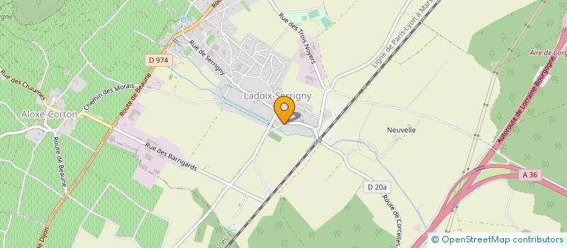 localisation de l'entreprise MADAME JESSICA PALAZZO  LADOIX-SERRIGNY