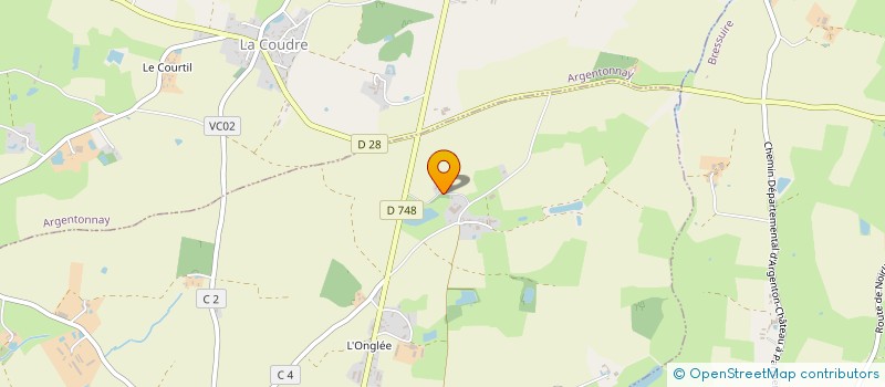 localisation de l'entreprise MADAME JESSICA PALLARD  SAINT-AUBIN-DU-PLAIN